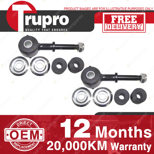 2 Pcs Trupro Front Sway Bar Links for TOYOTA LANDCRUISER 6CYL 100 Ser 98-99