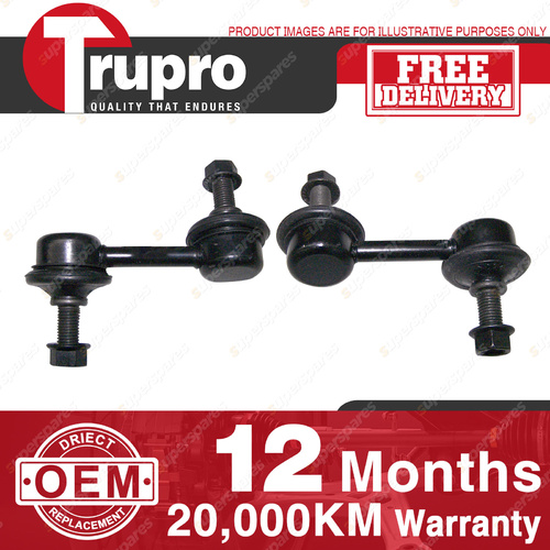 2 PCS TRUPRO FRONT LH+RH Sway Bar Links for HONDA ACCORD CL CM 03-2006