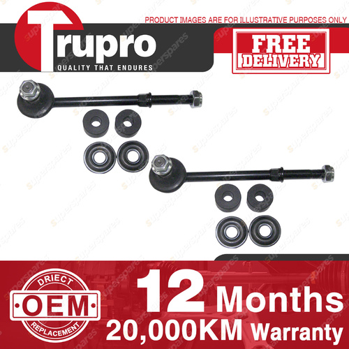 Trupro FRONT LH+RH Sway Bar Links for NISSAN PATROL GUY61 Ser 1 WAGON Coil Susp
