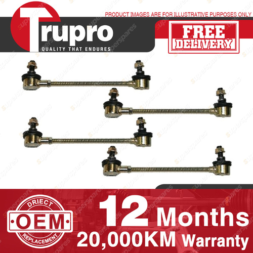 4 Pcs Trupro Front+Rear Sway Bar Links for TOYOTA MR 2 SW20 89-94
