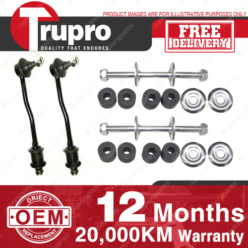 4 x Trupro Front+Rear Sway Bar Links for NISSAN COMMERCIAL TERRANO R20 4WD 93-ON