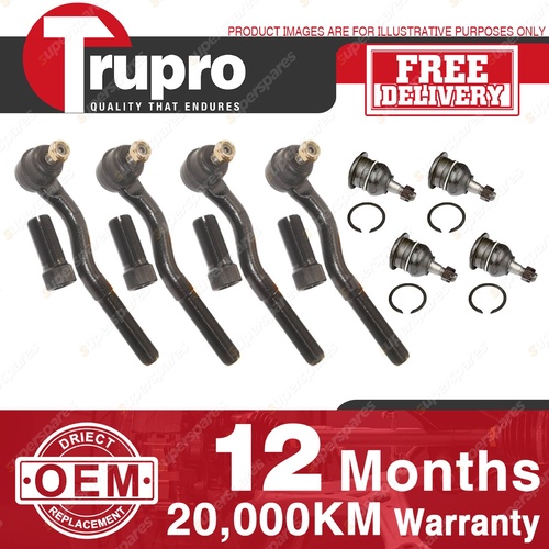 Trupro Ball Joint Tie Rod End Kit for HOLDEN JACKAROO UBS 26 73 4WD 98-03
