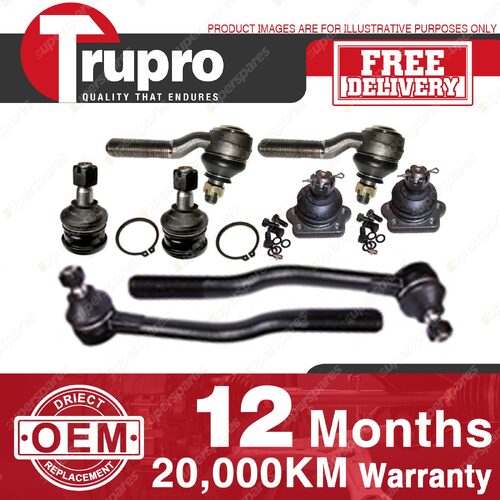 Trupro Ball Joint Tie Rod Kit for NISSAN COMMERCIAL NAVARA 2WD D21 SERIES 85-on