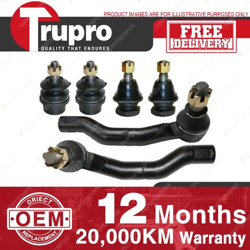 Trupro Ball Joint Tie Rod End Kit for NISSAN NAVARA 4WD D40M SERIES VSK 05-06