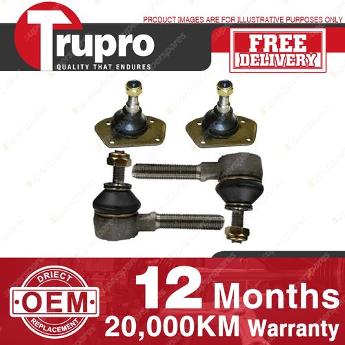 Trupro Ball Joint Tie Rod End Kit for RENAULT R20TL GTL to CHASSIS #160600 75-85