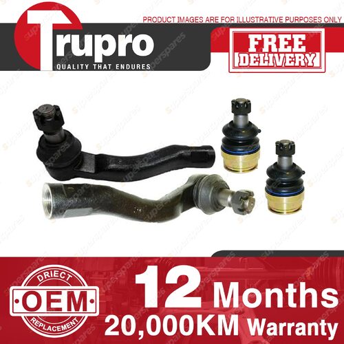 Trupro Ball Joint Tie Rod End Kit for TOYOTA LANDCRUISER 6CYL 100 Ser IFS 02-ON