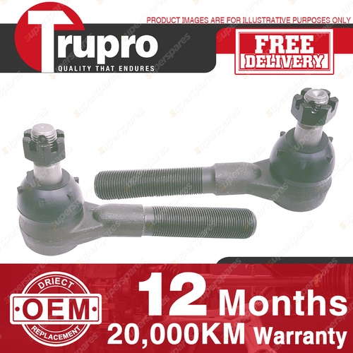 2 Pcs Trupro L+R Outer Tie Rod End for FORD F150 2WD BALL JOINT SUSPENSION 87-96