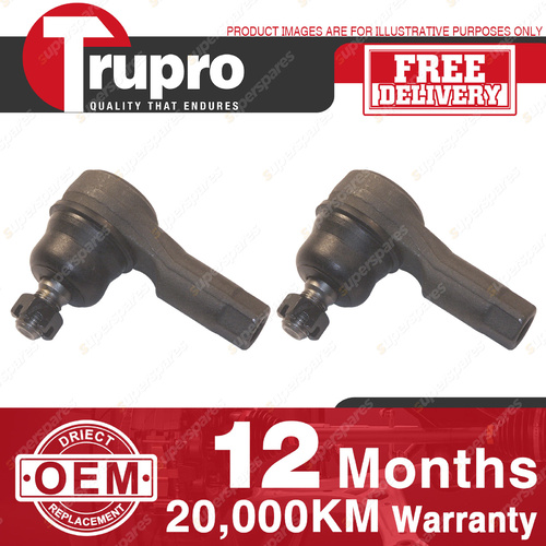 2 Pcs Trupro LH+RH Outer Tie Rod Ends for FORD LASER KF KH Power Steer 90-94