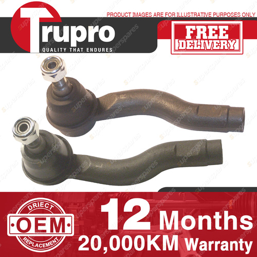 2 Pcs Trupro LH+RH Outer Tie Rod Ends for HOLDEN COMMODORE VE 06-on