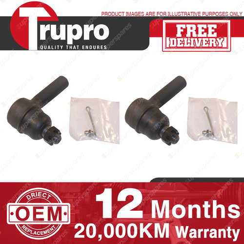 2 Pcs Trupro LH+RH Outer Tie Rod Ends for HOLDEN HOLDEN 48 50 FJ 48-56