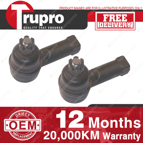 2 Pcs Trupro LH+RH Outer Tie Rod Ends for HYUNDAI EXCEL X3-POWER STEER 94-00