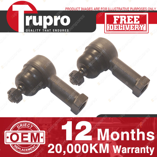 2 Pcs Trupro LH+RH Outer Tie Rod Ends for MITSUBISHI LANCER Evo 4 5 & 6 96-00