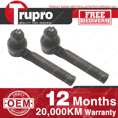 2 Pcs Trupro L+R Outer Tie Rod Ends for SUBARU IMPREZA GC GF inc WRX TURBO 98-00
