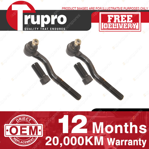 2 Pcs Trupro LH+RH Outer Tie Rod Ends for SUZUKI COMMERCIAL JIMNY JB SN413 98-on