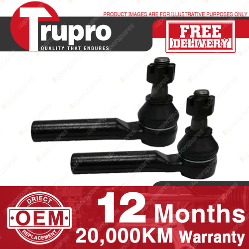 2 Pcs Trupro LH+RH Outer Tie Rod Ends for TOYOTA COMMERCIAL Hi Ace 04-on