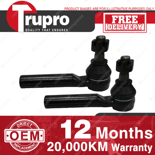 2 Pcs Trupro LH+RH Outer Tie Rod Ends for TOYOTA COMMERCIAL Hi Ace 04-on