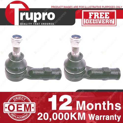 2 Pcs Trupro LH+RH Outer Tie Rod Ends for VOLKSWAGON PASSAT Excluding VR6 88-92
