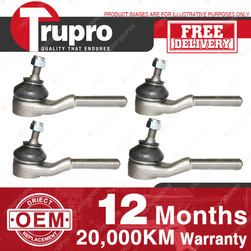 4 Pcs Trupro Outer Inner Tie Rod Ends for FORD CORTINA MK1 1200 1500 7/63-6/66