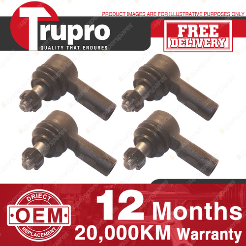4 Pcs Trupro Outer Inner Tie Rod for HOLDEN JACKAROO UBS 26 73 4WD 02/98-12/03_