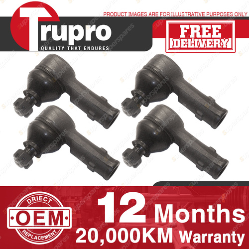 4 Pcs Trupro Outer Inner Tie Rod for VW BEETLE TYPE 1 1200 1300 1500 1600 68-77