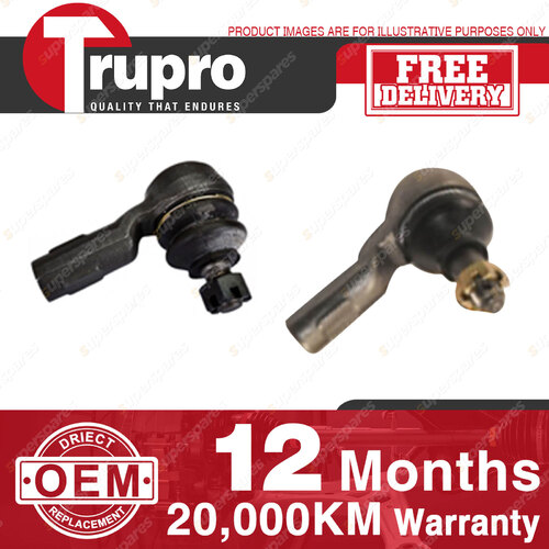 Trupro LH+RH Inner Tie Rod Ends for NISSAN COMMERCIAL URVAN E24 87-93