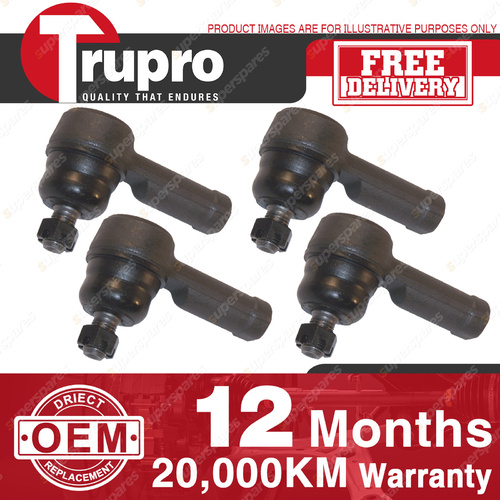 4 Pcs Trupro Outer Inner Tie Rod Ends for HOLDEN STATESMAN HQ HJ HX HZ WB 71-85