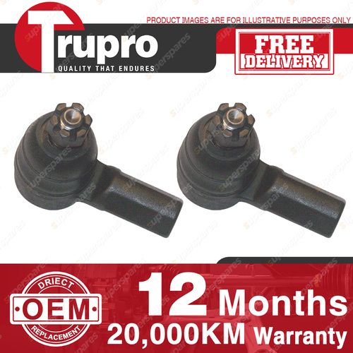 2 Pcs Trupro LH+RH Outer Tie Rod Ends for HONDA CIVIC EU ES CR-V RD77 RD78
