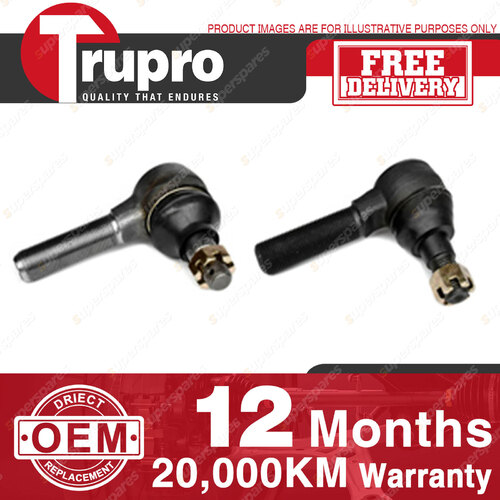 2 Pcs Trupro LH+RH Outer Tie Rod for Mitsubishi Fuso Canter FC FE 1978-1993