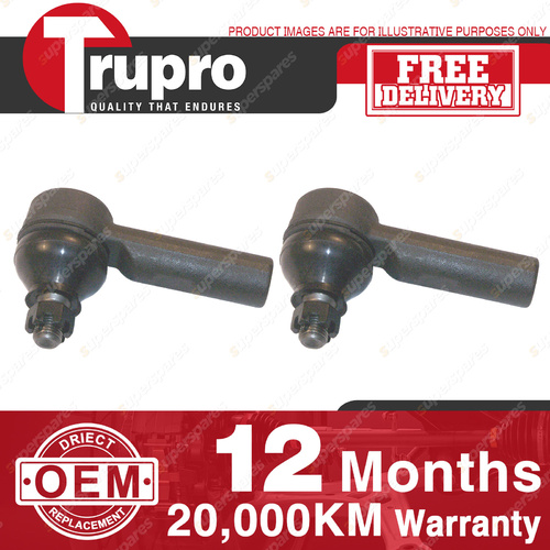 2 Pcs Trupro LH+RH Outer Tie Rod Ends for TOYOTA CRESSIDA MX81 MX83 MX73 84-90