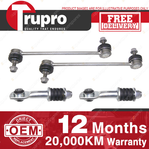4 Pcs Trupro Front+Rear Sway Bar Links for FORD COUGAR SW SX MONDEO HB HC