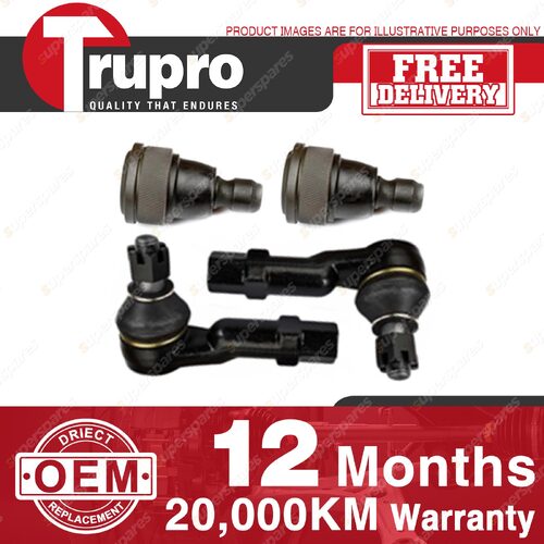 Trupro Ball Joint Tie Rod Kit for FORD TELSTAR AR AS AT AV MANUAL POWER STEER