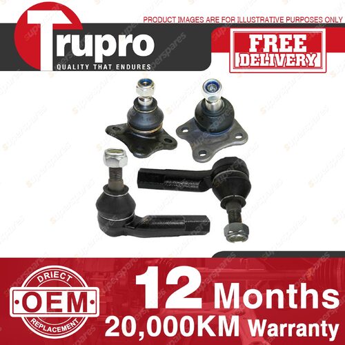 Trupro Ball Joint Tie Rod End Kit for VOLKSWAGEN BORA 1J NEW BEETLE 98-ON