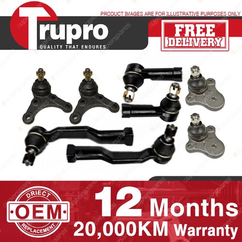 Brand New Trupro Ball Joint Tie Rod End Kit for FORD COURIER 20 22 9/80-06/85