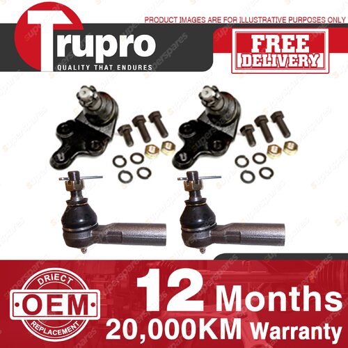 Trupro Ball Joint Tie Rod End Kit for TOYOTA COROLLA AE80 AE81 AE82 84-88