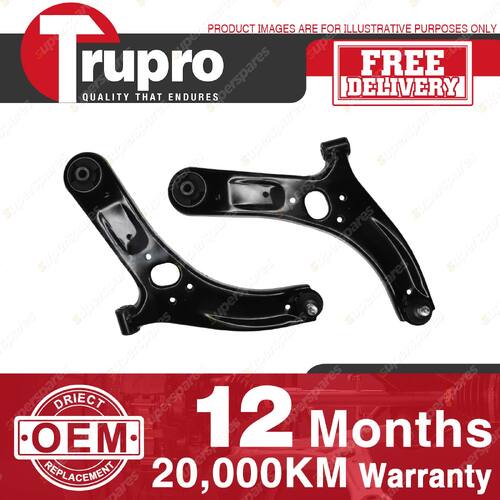 2 Pcs Trupro Front Lower Control Arms for Kia Rio UB Hatchback Sedan 2011-2017