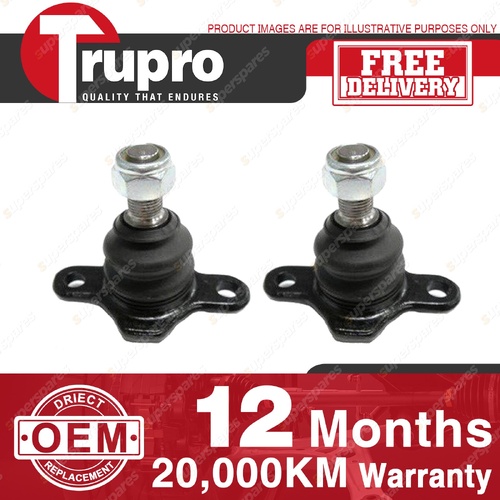 2x Trupro Front Lower Ball Joints for Volkswagen Caravelle Kombi Multivan T4 T5