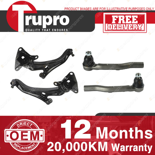 Trupro Control Arm Tie Rod End Kit for Honda City GM GM6 1.5L L15Z1 2014-2020
