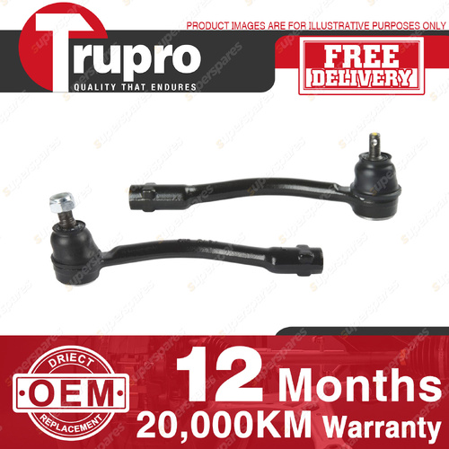2 Pcs Trupro Tie Rod Ends for Kia Rio UB Hatchback Sedan 1.4L 1.6L 11-17