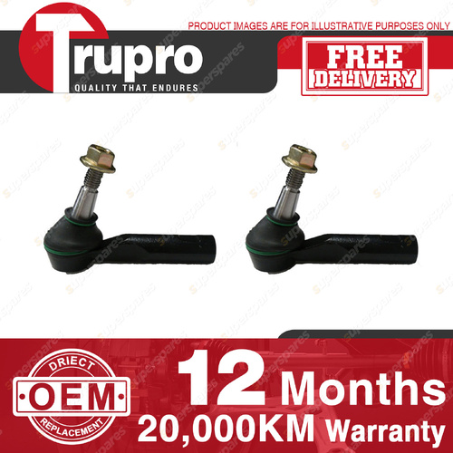 2 Pcs Trupro Tie Rod Ends for Opel Astra PJ Hatch Wagon Coupe 1.4 1.6 2.0L 12-13