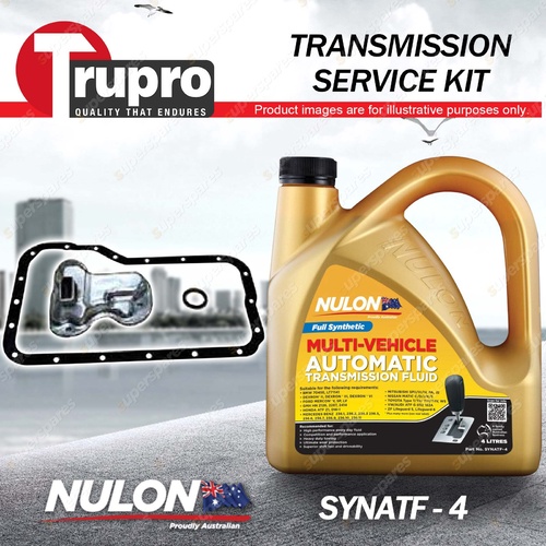 Nulon SYNATF Transmission Oil + Filter Service Kit for Mazda 121 DB DW 1.3L 1.5L