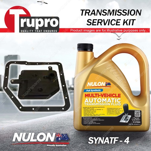 Nulon SYNATF Transmission Oil + Filter Service Kit for Holden Cruze YG 1.3L 1.5