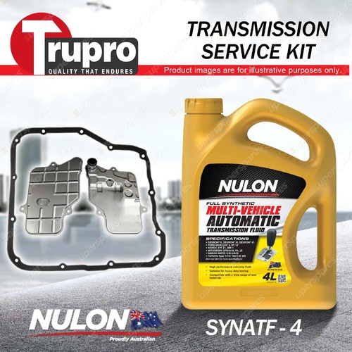 SYNATF Transmission Oil + Filter Service Kit for Subaru Forester FJ 2.0L 2.5L