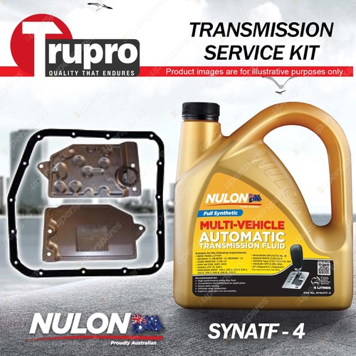 Nulon SYNATF Transmission Oil + Filter Service Kit for Holden Apollo JL JM JP