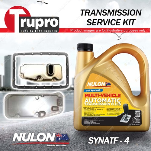 Nulon SYNATF Transmission Oil + Filter Service Kit for Toyota Hilux KUN16 KUN26R