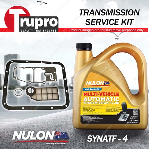 Nulon SYNATF Transmission Oil + Filter Service Kit for Peugeot 205 306 XR 405