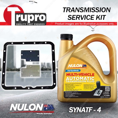 Nulon SYNATF Transmission Oil + Filter Service Kit for Mazda 1300 1500 1800