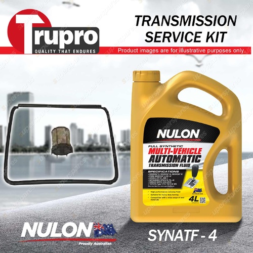 SYNATF Transmission Oil + Filter Service Kit for Saab 9000 Hatch 4Cyl V6