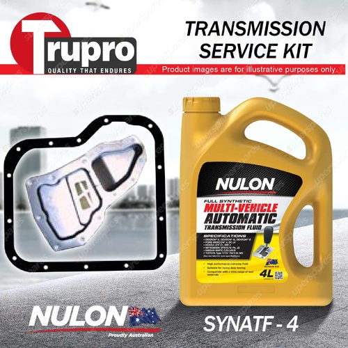 SYNATF Transmission Oil + Filter Service Kit for Nissan 300ZX Coupe Z31 6Cyl 3.0
