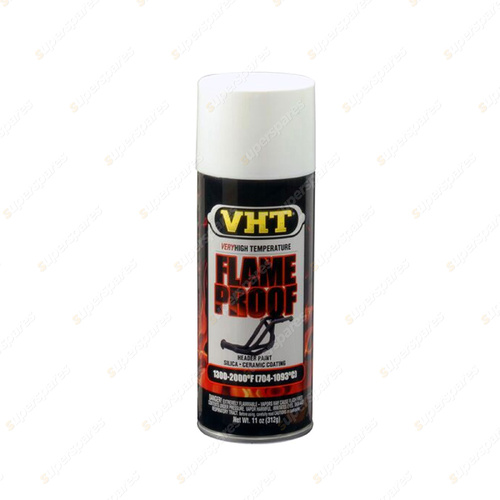 VHT Flame Proof High Heat Coating Header And Exhaust Spray Paint White SP101