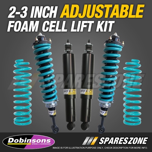 2 - 3 Inch Adjustable Foam Cell Lift Kit Dobinsons Coil for FJ Cruiser GSJ15